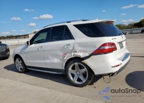 2015 Mercedes-Benz Ml 350 from USA, damaged, VIN 4JGDA5JB1FA487395